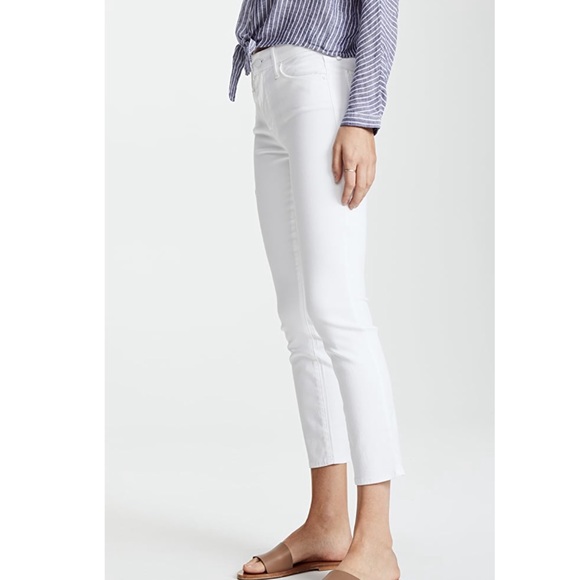 Mother The Looker Crop Glass Slipper Jeans - Picture 3 of 8